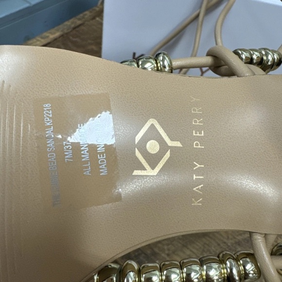 Katy Perry The Cubie Bead Sandal In Biscotti - Picture 7 of 8